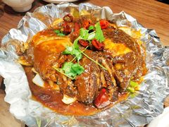 风味蝶鱼头-将相和·海鲜蒸饺大连菜
