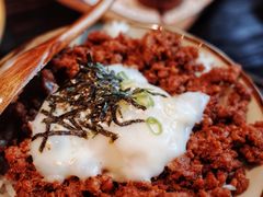 碎鸡肉饭配温泉蛋-芥岛(河北大街店)
