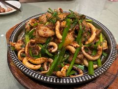 五花肉烤鱿鱼-春花民族美食(佳木斯总店)