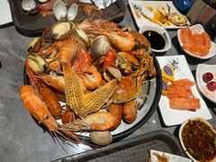-舟市水产蒸汽活海鲜自助(卓悦汇店)