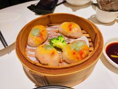 黄椒酱鲜虾钓鱿水晶饺-银灯食府(丽丰国际中心店)