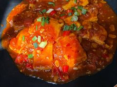 铁板石屏包浆豆腐-山茶云南菜(永安里店)