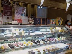 面包甜点陈列柜-西村叔叔的店·面包·甜品·蛋糕(崂山丽达店)