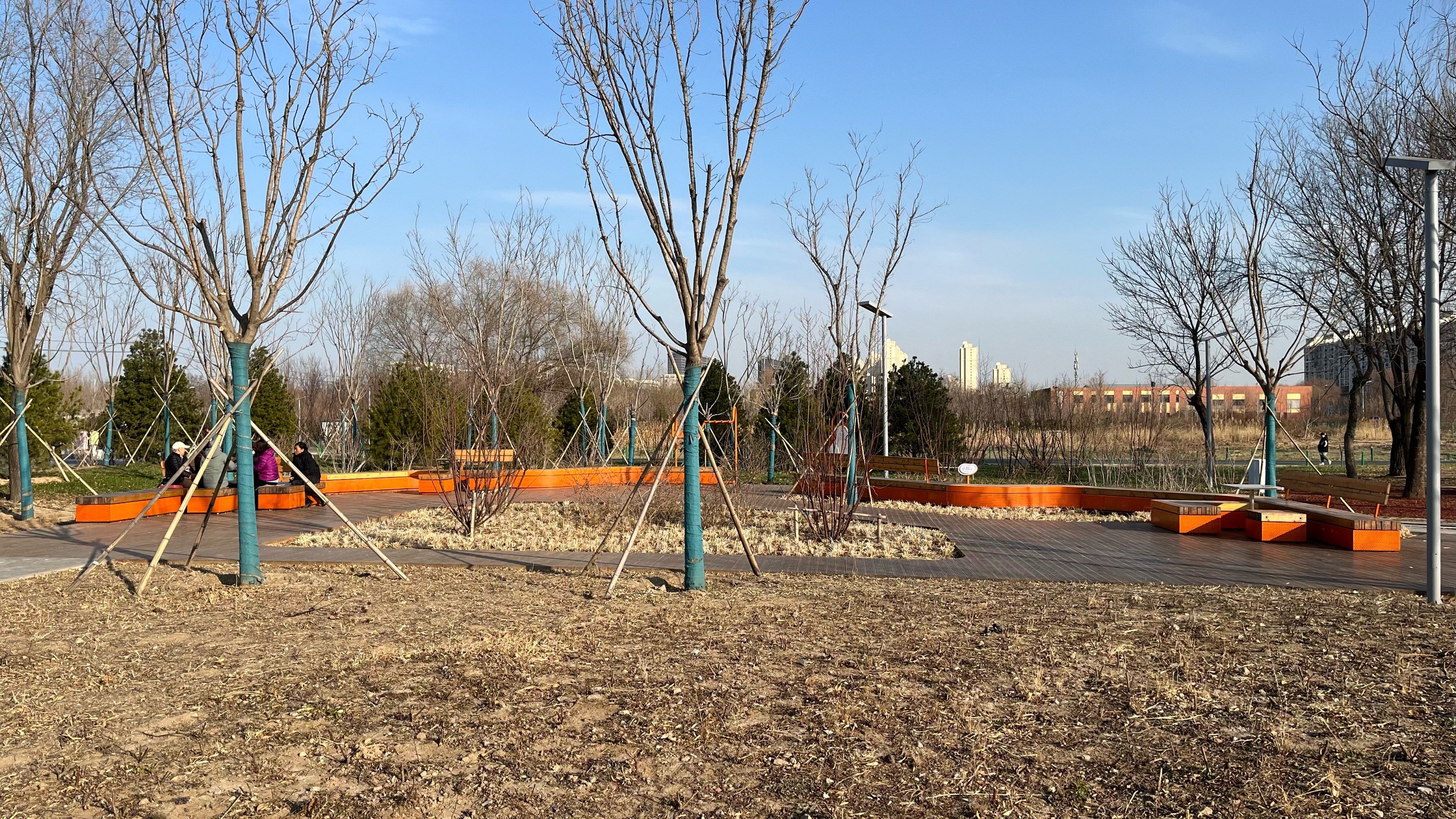 回龙观最北缘的公园,不过面积好大