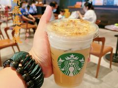 焦糖慕斯燕麦拿铁-星巴克(盐城五洲国际店)