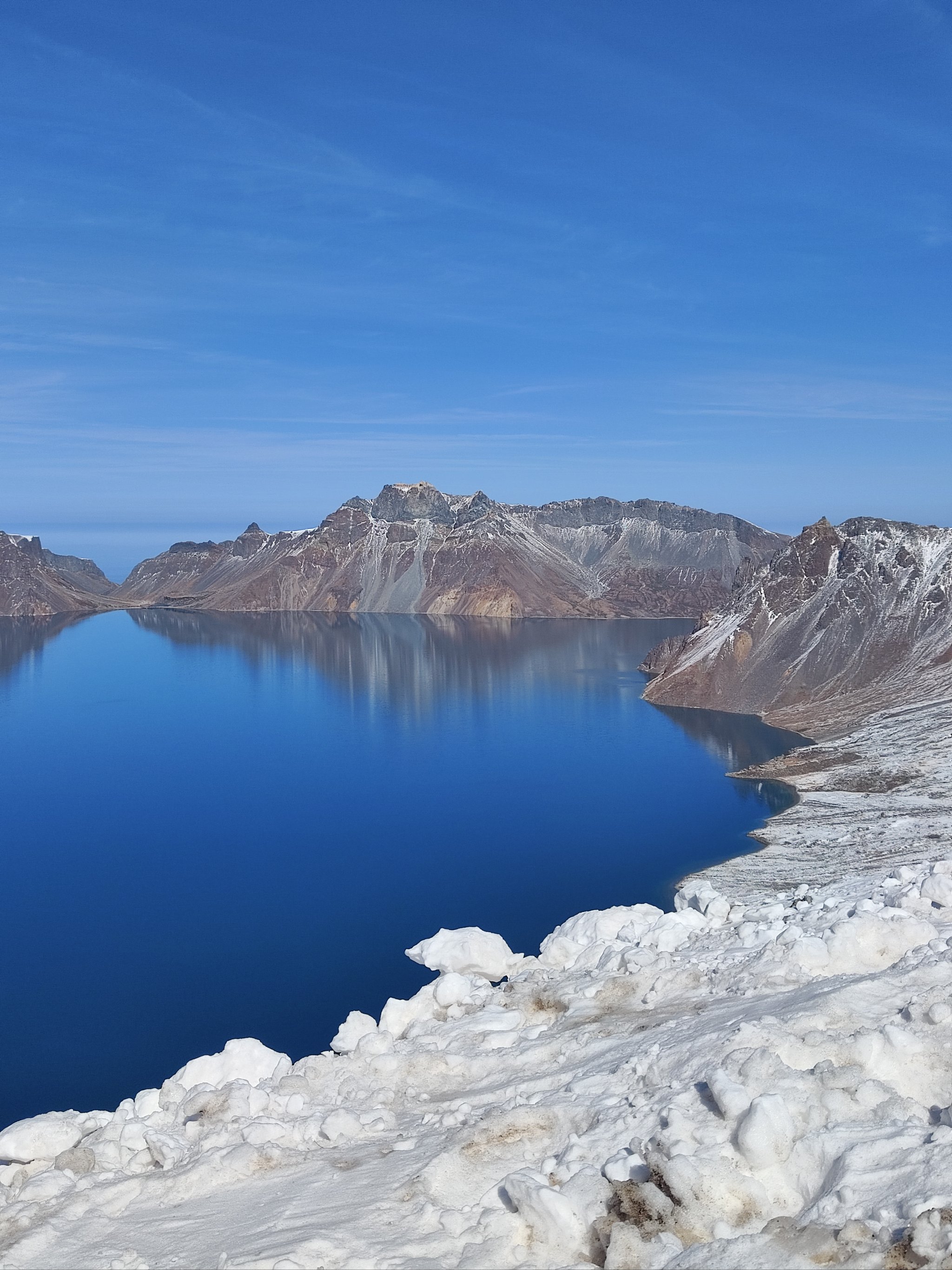 长白山雪景 摄影图片