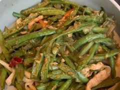豆角丝炒肉拌转百刀-日上三甘(三里屯店)