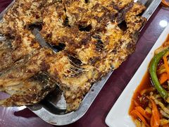 炭烤虹鳟鱼-途肴·老农饭庄(百里峡店)