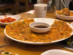 泡菜饼-喇喇排骨火锅·传统韩式脊骨汤(望京西园总店)