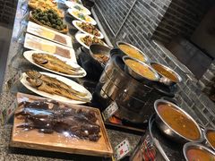 自助取餐区-小时候文化餐厅(盘山店)