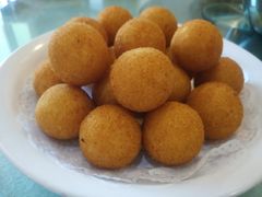 香芋地瓜丸-金杏·粘卷子 烤鸭 农家菜