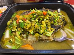 酸菜烤鱼-令狐冲烤鱼·烧菜馆(达明店)