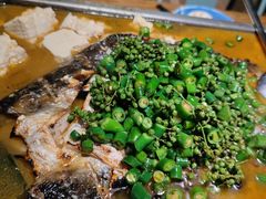 鲜青椒烤鱼-探鱼·鲜青椒爽麻烤鱼(北京路天河城店)