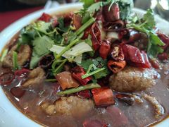 水煮牛肉-北大地皖峰饭馆
