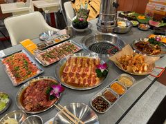 -明洞阿姨·韩式酱蟹烤肉·创意料理(三元桥店)