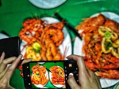 海鲜拼盘-Green Lobster Waskaduwa Seafood Restaurant