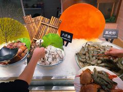 鲜活海鲜-青岛蓝海御华大饭店（金沙滩店）·蓝钻国际美食自助百汇