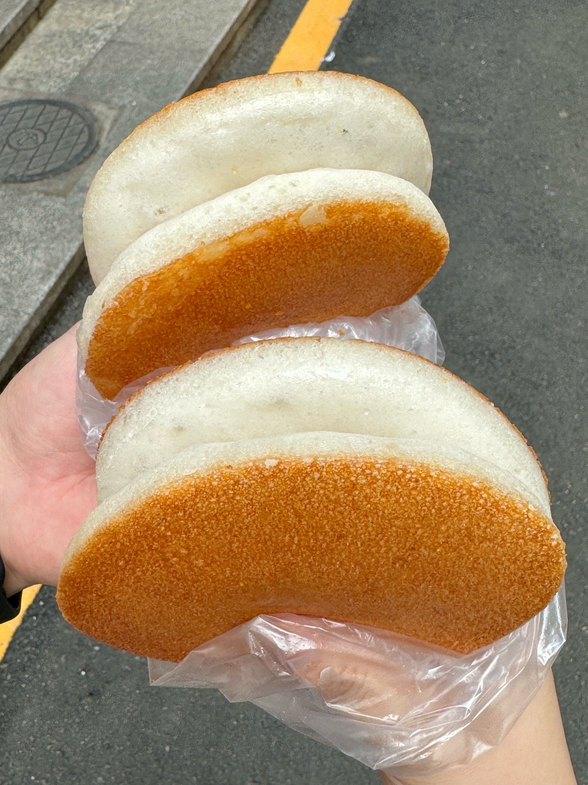 深圳的!莲塘街边3r一对的糯叽叽米粑!
