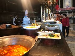 自助取餐区-美食汇自助餐厅(兰州万达文华酒店)