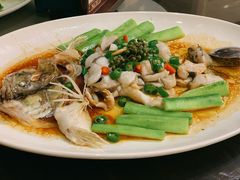 鲜花椒蒸桂花鲈-猪肉婆私房菜(容桂总店)