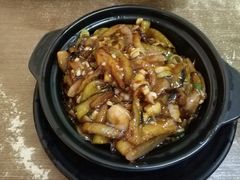 三鲜茄子煲-健康小吃