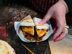 -清真马乐贝腊牛肉蛋黄菜夹馍(马蓉洒金桥店)