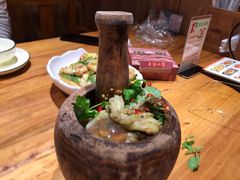 尖椒擂茄子-老滇山寨•云南特色菜•地方菜•民族风情歌舞表演(金碧店)