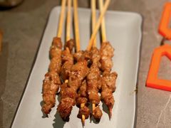 烤羊肉串-蚝翅·海鲜粥·烧烤·宁夏滩羊季(玉米楼店)