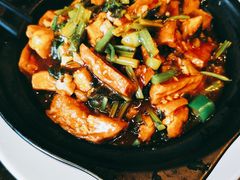 雪菜虾仁豆腐煲-有璟阁港式餐厅(国贸商城店)