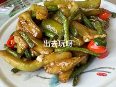 长豆角烧茄子-大鸭梨烤鸭店(金顶街店)