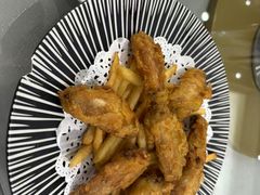 酥炸鸡翼薯条-汤臣·空中餐厅·严选粤菜(石湾世博广场店)