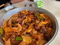 -尕有炕锅烤羊肉