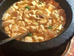 虾仁鸡汤豆腐-绿茶餐厅(昌平悦荟店)