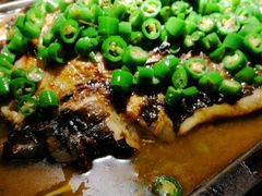 鲜青椒烤清江鱼-探鱼·鲜青椒爽麻烤鱼(广州花都来又来店)