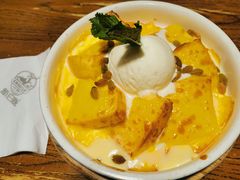 冰淇淋烤布雷-新白鹿餐厅(龙游路总店·杭帮菜名店)
