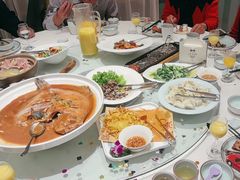 -海派美食·家宴海鲜青岛菜·石锅鲽鱼头(东方城店)