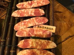 飞鱼籽香肠-黑牛の店·和牛烧肉(合生汇店)