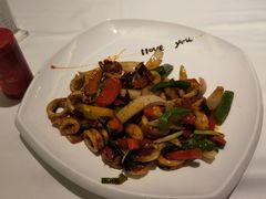 爆炒鲜鱿鱼-潮粤香海鲜酒楼(沙湖店)