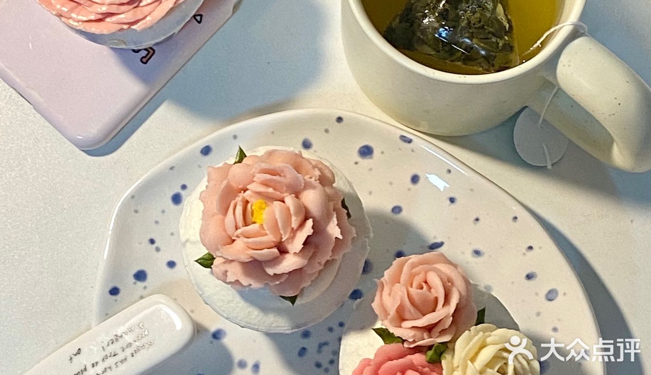 超仙滴长沙韩式裱花杯子蛋糕🧁💐下午茶必备！