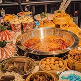 甜品不限量的卤菜火锅👀跑断腿也要吃