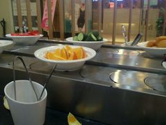 自助调料区-咕叽咕叽自助烤肉小火锅(西城广场购物中心店)