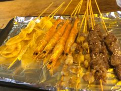 -路边摊小炉子烧烤