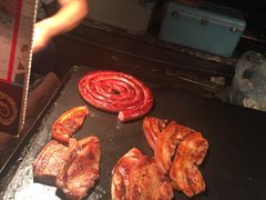 -原住民美食石板烤肉山猪肉