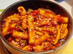年糕鱿鱼煲-桂花龙井餐厅