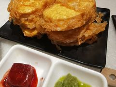 鸡蛋裹炸馒头片-小吊梨汤·北京菜·烤鸭(鸟巢店)