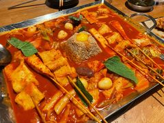 鱼饼火山炒年糕-包装马车·韩国料理·포장마차