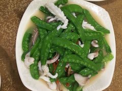 荷兰豆炒鱿鱼-揭阳钟记小食(福田新村店)