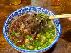 辣子蒜羊血-韩城古城美食街