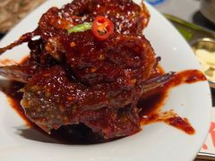 -草家酱蟹炭火烤肉店(珲春南路一店)