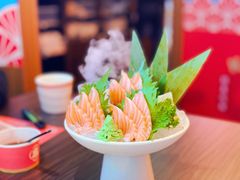 法罗三文鱼（薄切）-仙隐小鹿中華の日料(荣民龙首广场店)